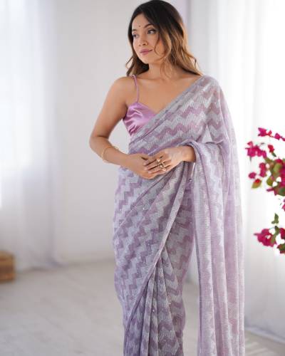 LAXMINAM 5015 DESIGNER KNITTED FABRIC SAREE WHOLESALER IN INDIA